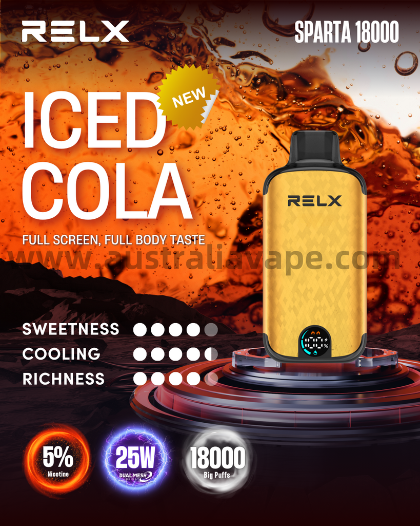 Relx SPARTA 18000 Puffs-Iced Cola