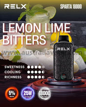 Load image into Gallery viewer, Relx SPARTA 18000 Puffs-Lemon Lime Bittes