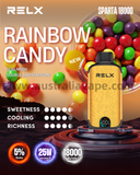 Relx SPARTA 18000 Puffs-Rainbow Cnady
