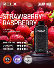 Load image into Gallery viewer, Relx SPARTA 18000 Puffs-Strawberry Raspberry