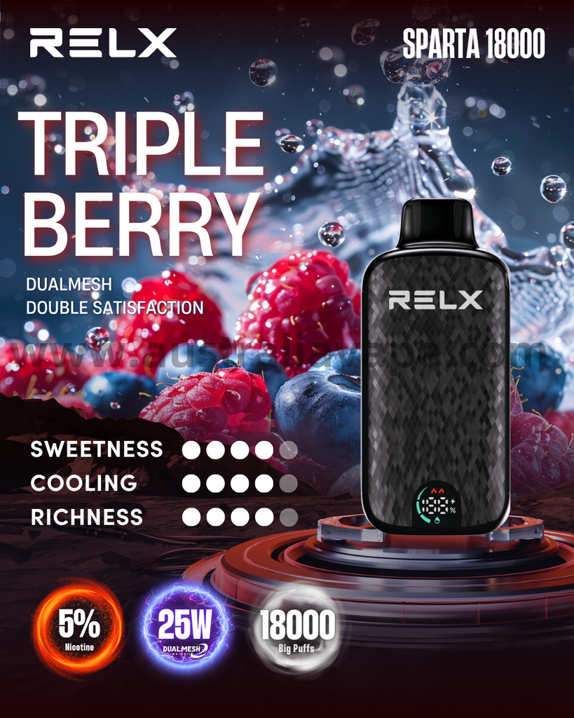 Relx SPARTA 18000 Puffs-Triple Berry